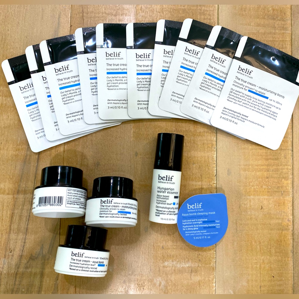15 Lot BELIF Aqua Bomb Moisturizing Hungarian Water Essence Sleeping Mask